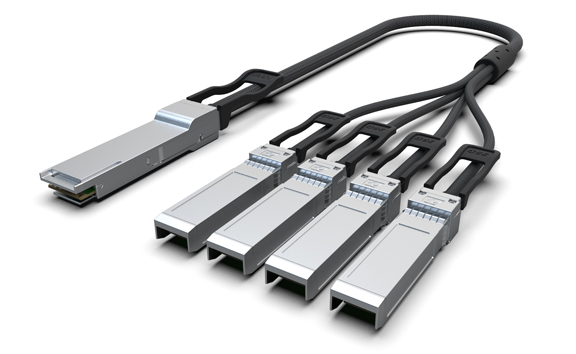 QSFP+ 40 Gbps to 4*SFP+ 10 Gbps DAC